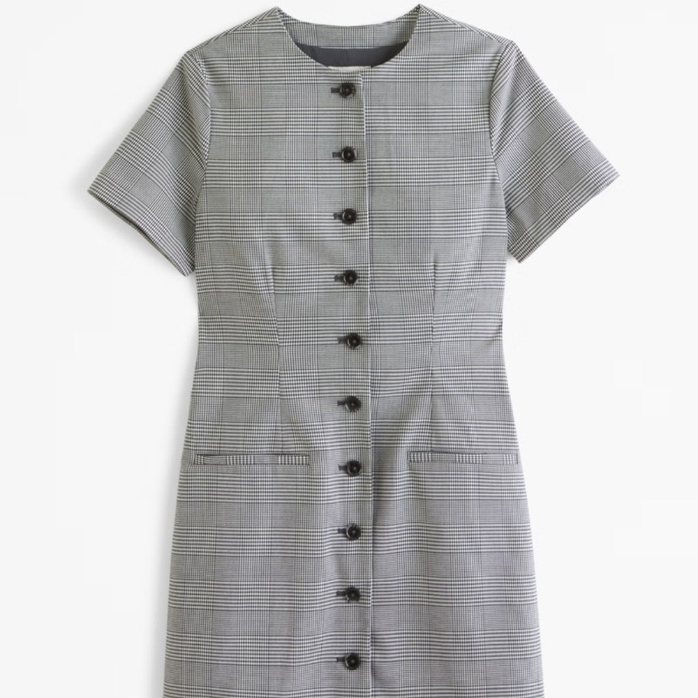 Abercrombie & Fitch Mara Short-Sleeve Vest Mini Dress